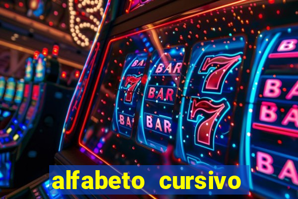 alfabeto cursivo pontilhado para imprimir pdf